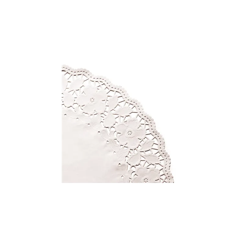 DENTELLES RONDES AJOURÉES 53 G/M2 Ø 42 CM BLANC PAPIER (250 UNITÉ) DENTELLES RONDES AJOURÉES 53 G/M2 Ø 42 CM BLANC PAPIER (250 UNITÉ)