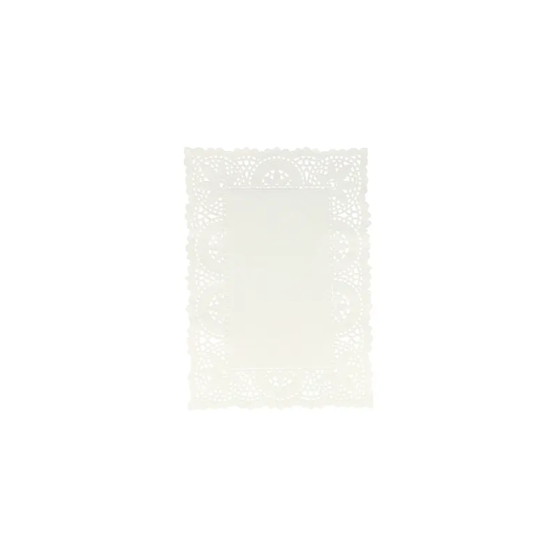 DENTELLES RECTANGULAIRES 47 G/M2 21x15 CM BLANC PAPIER (250 UNITÉ) DENTELLES RECTANGULAIRES 47 G/M2 21x15 CM BLANC PAPIER (250 UNITÉ)