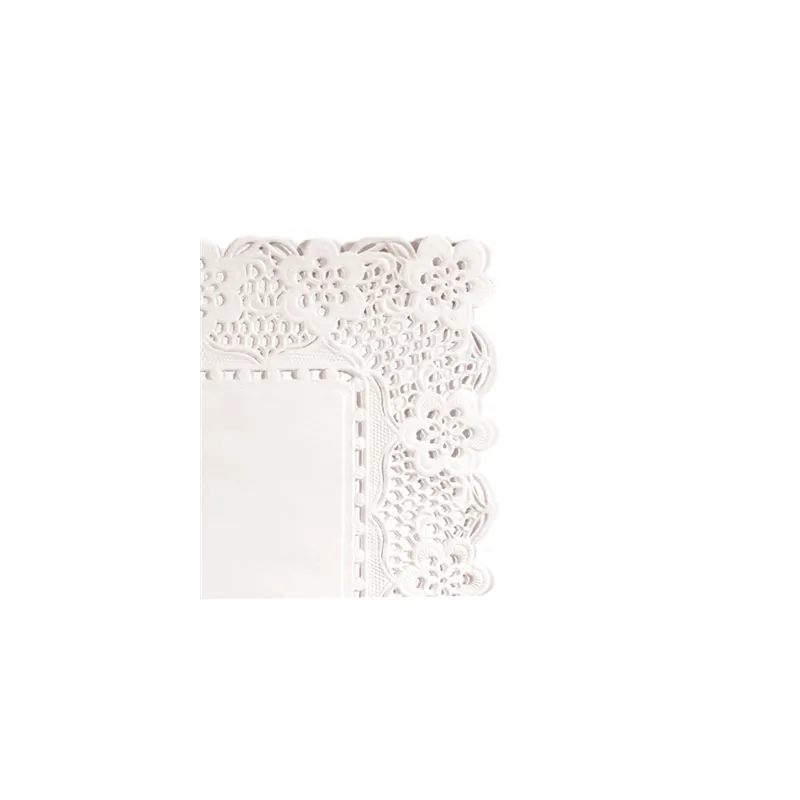 DENTELLES RECTANGULAIRES 53 G/M2 50x40 CM BLANC PAPIER (250 UNITÉ) DENTELLES RECTANGULAIRES 53 G/M2 50x40 CM BLANC PAPIER (250 UNITÉ)