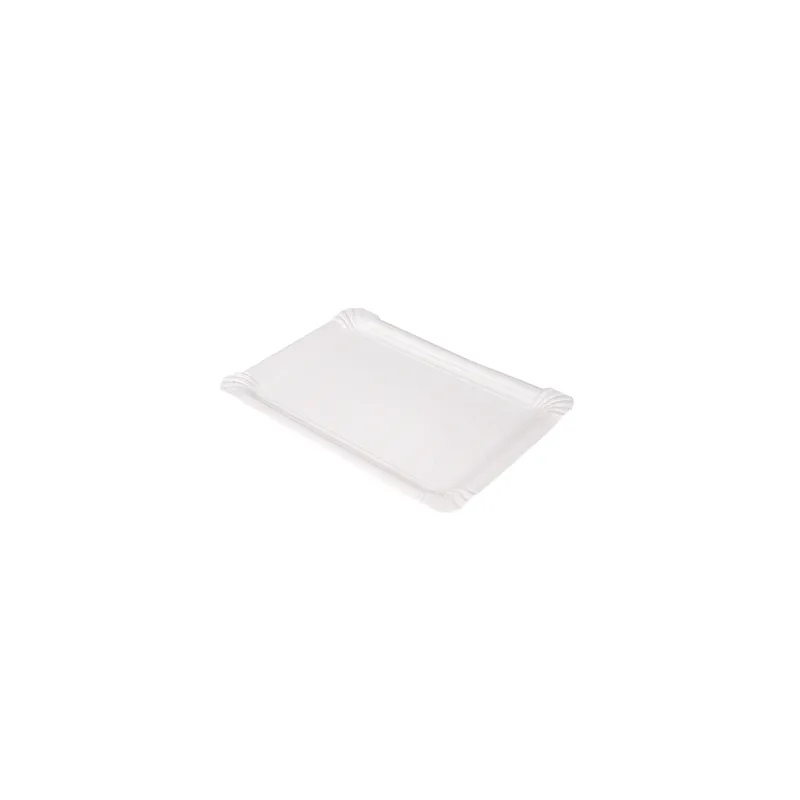 PLATEAUX PÂTISSERIE - MOYENS  400 G/M2 30x21 CM BLANC CARTON (125 UNITÉ)