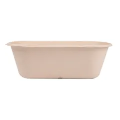 LUNCH BOXES 1 COMPART. BIONIC 1000 ML 22x12,9x6,85 CM NATUREL BAGASSE (500 UNITÉ)