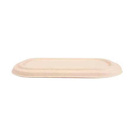 COUVERCLES POUR CODES 320.52/53 BIONIC 850 ML 24,1x13,6x1,4 CM NATUREL BAGASSE (500 UNITÉ)
