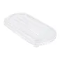 COUVERCLES POUR CODES 320.52/53 850 ML 23,6x13,5x1,3 CM TRANSPARENT PET (500 UNITÉ) COUVERCLES POUR CODES 320.52/53