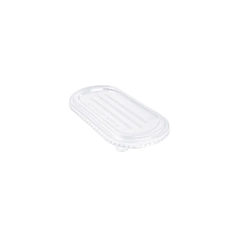 COUVERCLES POUR CODES 320.54/55  1000 ML 22,1x13,3x1,3 CM TRANSPARENT PET (500 UNITÉ)