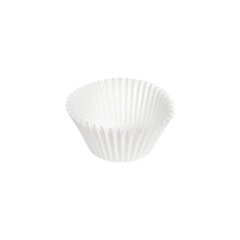 CAPSULES PETIT FOURS 50 G/M2 Ø 5x3,5 CM BLANC PARCH.INGRAISSABLE (500 UNITÉ) CAPSULES PETIT FOURS 50 G/M2 Ø 5x3,5 CM BLANC PARCH.INGRAISSABLE (500 UNITÉ)