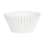 CAPSULES PETIT FOURS 50 G/M2 Ø 5x3,5 CM BLANC PARCH.INGRAISSABLE (500 UNITÉ) CAPSULES PETIT FOURS