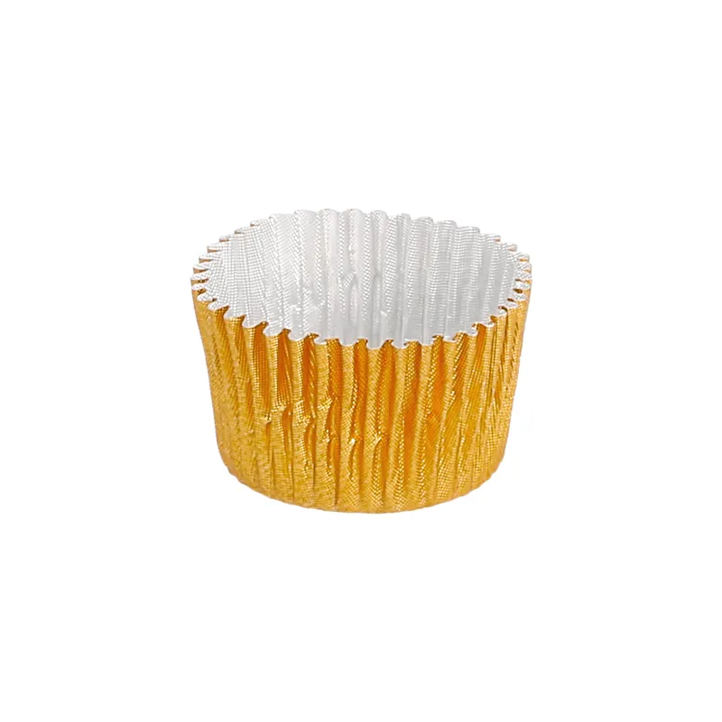 CAPSULES PETIT FOURS Ø 2,4x1,7 CM DORE ALUMINIUM (1000 UNITÉ) CAPSULES PETIT FOURS Ø 2,4x1,7 CM DORE ALUMINIUM (1000 UNITÉ)