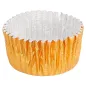 CAPSULES PETIT FOURS Ø 2,9x1,6 CM DORE ALUMINIUM (1000 UNITÉ) CAPSULES PETIT FOURS