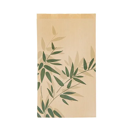 SACHETS BOULANGERIE FEEL GREEN  32 G/M2 26+8x35 CM NATUREL KRAFT (250 UNITÉ)