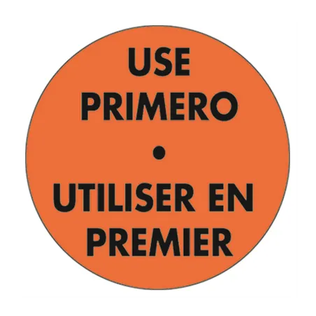 500 U. ÉTIQUETTES UTILISER D'ABORD