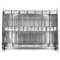 DISTRIBUTEUR POUR ÉTIQUETTES 2,5x2,5 CM 23,5x19x11,7 CM ARGENTE METAL (1 UNITÉ) DISTRIBUTEUR POUR ÉTIQUETTES 2,5x2,5 CM