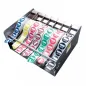 DISTRIBUTEUR POUR ÉTIQUETTES 2,5x2,5 CM 23,5x19x11,7 CM ARGENTE METAL (1 UNITÉ) DISTRIBUTEUR POUR ÉTIQUETTES 2,5x2,5 CM