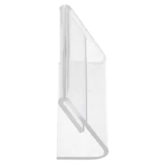 10 U. CHEVALETS POUR ÉTIQUETTES 6x4x2,5 CM TRANSPARENT PVC (1 UNITÉ)