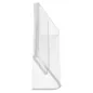 10 U. CHEVALETS POUR ÉTIQUETTES 6x4x2,5 CM TRANSPARENT PVC (1 UNITÉ) 10 U. CHEVALETS POUR ÉTIQUETTES