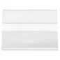 10 U. CHEVALETS POUR ÉTIQUETTES 8x6,5x2 CM TRANSPARENT PVC (1 UNITÉ) 10 U. CHEVALETS POUR ÉTIQUETTES