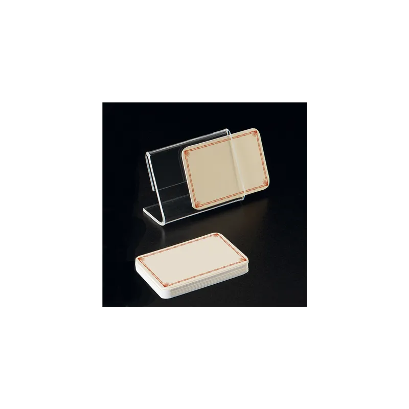 10PCS. ÉTIQUETTES CONTOUR 8x6x0,1 CM CREME PVC (1 UNITÉ) 10PCS. ÉTIQUETTES CONTOUR 8x6x0,1 CM CREME PVC (1 UNITÉ)