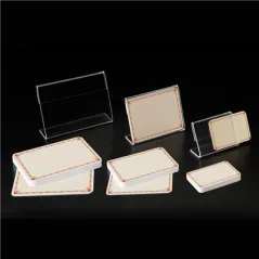10PCS. ÉTIQUETTES CONTOUR 10x7,5x0,1 CM CREME PVC (1 UNITÉ)