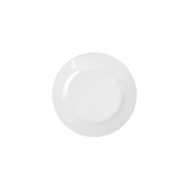 ASSIETTES PLATES   Ø 24 CM BLANC PORCELAINE (48 UNITÉ)