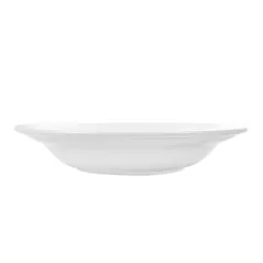 ASSIETTES CREUSES Ø 23 CM BLANC PORCELAINE (24 UNITÉ)