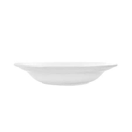 ASSIETTES CREUSES   Ø 23 CM BLANC PORCELAINE (24 UNITÉ)
