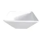 BOLS CARRÉS 17,5 CM BLANC PORCELAINE (12 UNITÉ) BOLS CARRÉS