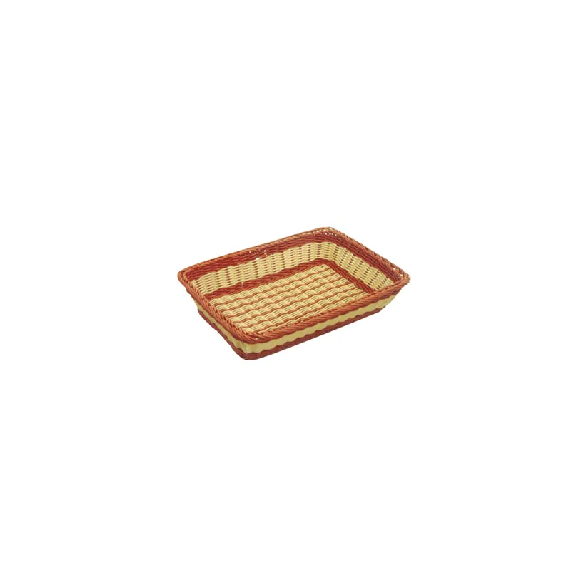 CORBEILLE PATISSERIE SIMILAIRE OSIER   55x36x11 CM NATUREL PP (1 UNITÉ)
