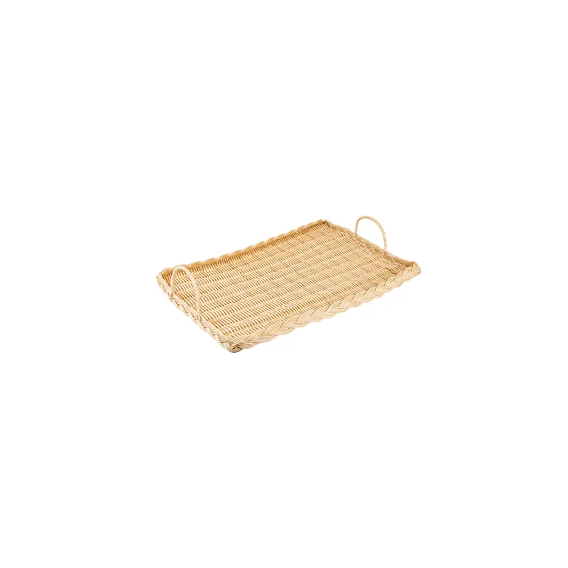 PLATEAU SIMILI OSIER RECTANGUL. FROMAGE 52,5x30x3 CM NATUREL PP (1 UNITÉ) PLATEAU SIMILI OSIER RECTANGUL. FROMAGE 52,5x30x3 CM NATUREL PP (1 UNITÉ)