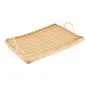 PLATEAU SIMILI OSIER RECTANGUL. FROMAGE 52,5x30x3 CM NATUREL PP (1 UNITÉ) PLATEAU SIMILI OSIER RECTANGUL. FROMAGE