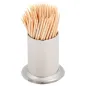 PORTE CURE-DENTS Ø 4,2x3,3 CM ARGENTE INOX (1 UNITÉ) PORTE CURE-DENTS