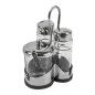 SET À CONDIMENTS 3 PIÈCES 8,5x7,7x13 CM TRANSPARENT VERRE (1 UNITÉ) SET À CONDIMENTS 3 PIÈCES
