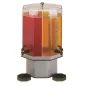 DISTRIBUTEUR JUS DOUBLE 2x9,5 L 55 (h) CM TRANSPARENT ACRYLIQUE (1 UNITÉ) DISTRIBUTEUR JUS DOUBLE 2x9,5 L