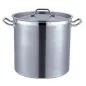 MARMITE AVEC COUVERCLE 17 L Ø 30x28 CM ARGENTE INOX (1 UNITÉ) MARMITE AVEC COUVERCLE