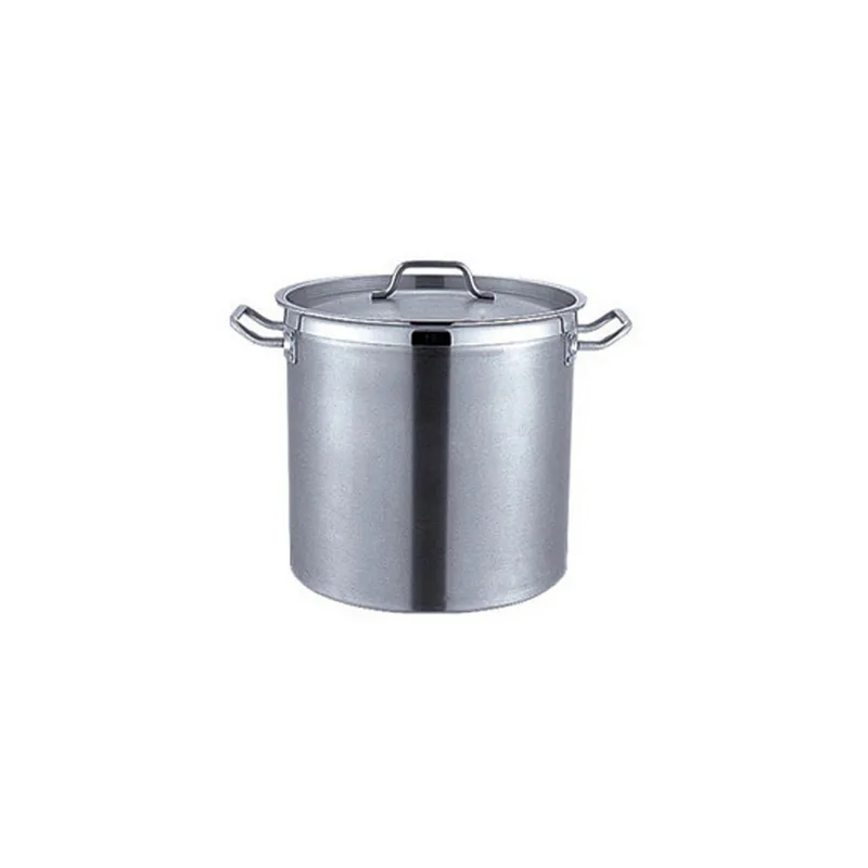 MARMITE AVEC COUVERCLE  24 L Ø 34,1x32 CM ARGENTE INOX (1 UNITÉ)