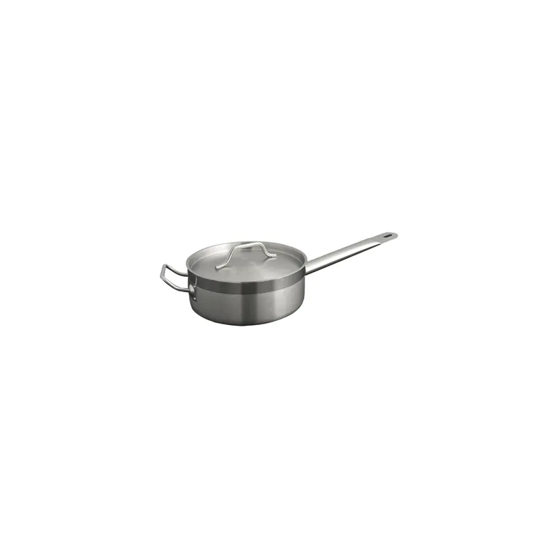 SAUTEUSE AVEC COUVERCLE  4,5 L Ø 26x8,5 CM ARGENTE INOX (1 UNITÉ)
