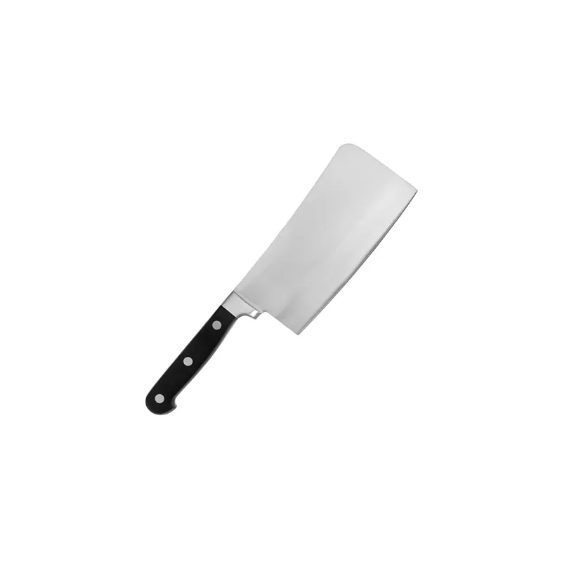 COUTEAU HACHOIR, MANCHE ABS 17 CM ARGENTE INOX (1 UNITÉ) COUTEAU HACHOIR, MANCHE ABS 17 CM ARGENTE INOX (1 UNITÉ)