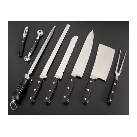 ÉCONOME   6,5 CM NOIR INOX (1 UNITÉ)
