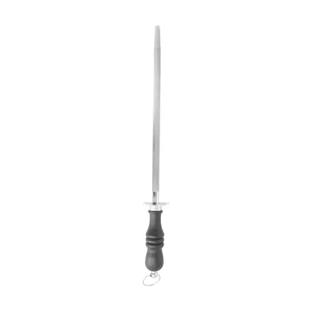 AIGUISEUR À MÈCHE, MANCHE ABS   30,5 CM ARGENTE INOX (1 UNITÉ)