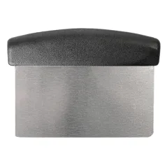 SPATULE/GRATTOIR PÂTE À PIZZA 11x15,2 CM ARGENTE INOX (1 UNITÉ)