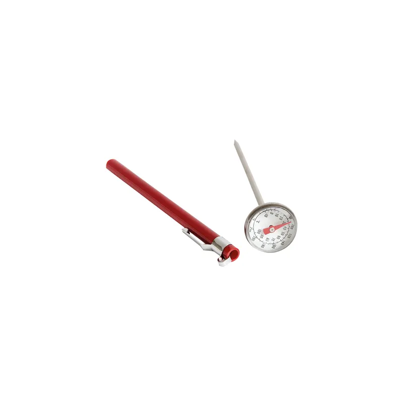 THERMOMÈTRE DE POCHE   14x2,8x2,8 CM ARGENTE INOX (1 UNITÉ)