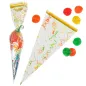 TRIANGLE FRIANDISES 47 G/M2 25µ 20x39,5 CM TRANSPARENT PP (100 UNITÉ) TRIANGLE FRIANDISES