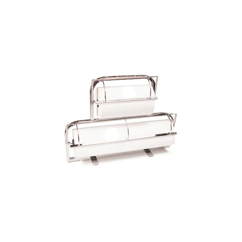 DISTRIBUTEUR ROULEAUX COMPTOIR  31/62 CM ARGENTE INOX (1 UNITÉ)
