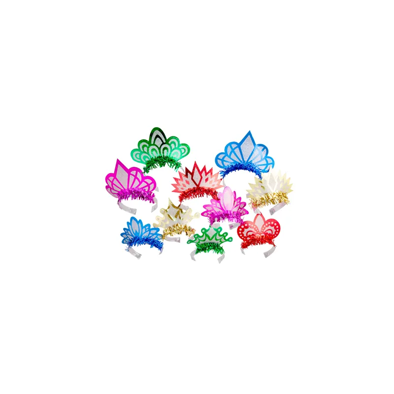 50 U. TIARES 17,5 CM ASSORTI CARTON (1 UNITÉ) 50 U. TIARES 17,5 CM ASSORTI CARTON (1 UNITÉ)