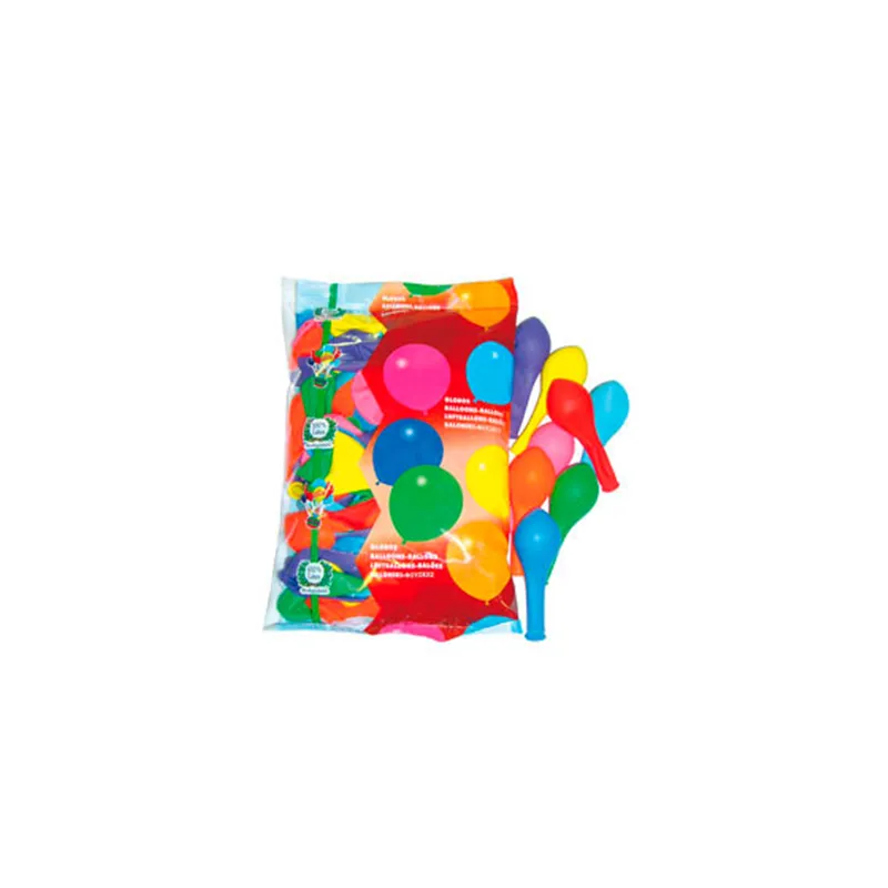 BALLONS Ø 25 CM ASSORTI LATEX (100 UNITÉ) BALLONS Ø 25 CM ASSORTI LATEX (100 UNITÉ)