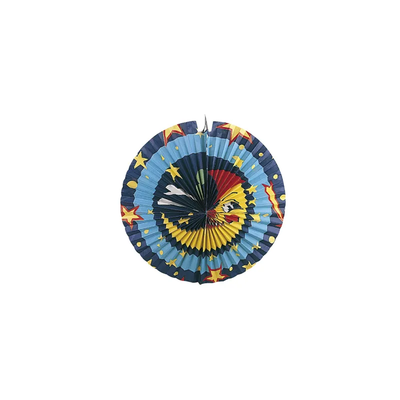LAMPION "LUNE"  50 CM ASSORTI PAPIER (1 UNITÉ)