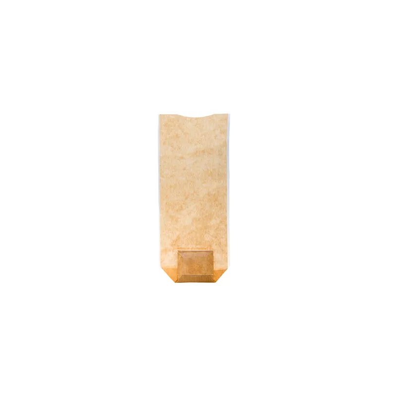 SACHETS AVEC BASE ET FENÊTRE PP 10x22 CM NATUREL KRAFT (100 UNITÉ) SACHETS AVEC BASE ET FENÊTRE PP 10x22 CM NATUREL KRAFT (100 UNITÉ)