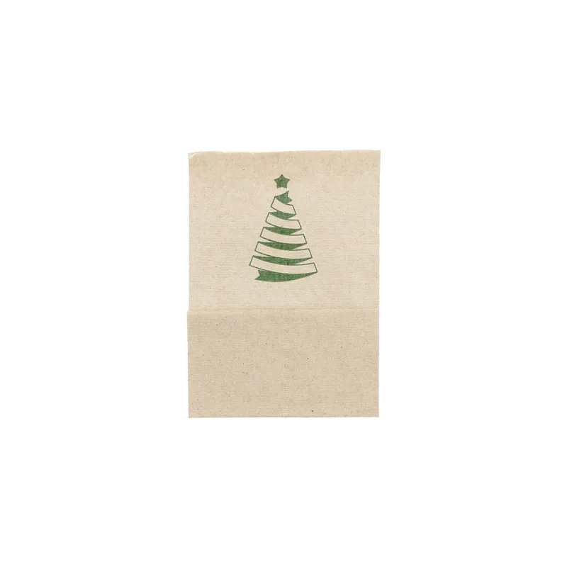 SERVIETTES MINI "CHRISTMAS" 1 PLI 23 G/M2 17x17 CM NATUREL OUATE RECYCLÉE (9600 UNITÉ) SERVIETTES MINI "CHRISTMAS" 1 PLI 23 G/M2 17x17 CM NATUREL OUATE RECYCLÉE (9600 UNITÉ)