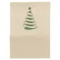 SERVIETTES MINI "CHRISTMAS" 1 PLI 23 G/M2 17x17 CM NATUREL OUATE RECYCLÉE (9600 UNITÉ) SERVIETTES MINI "CHRISTMAS" 1 PLI