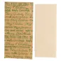 SACHETS COUVERTS+SERV.RÉCYC.2P 80 + 10 PE G/M2 11,2x22,5 CM MARRON KRAFT (250 UNITÉ) SACHETS COUVERTS+SERV.RÉCYC.2P