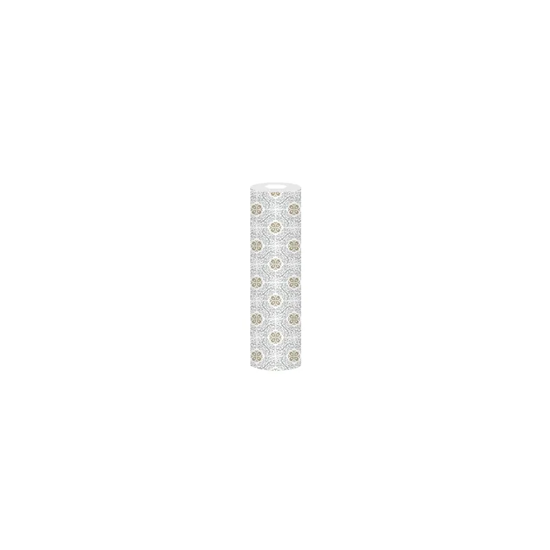CHEMINS DE TABLE 'ALLURE' 55 G/M2 0,30x12 M BLANC AIRLAID (6 UNITÉ)