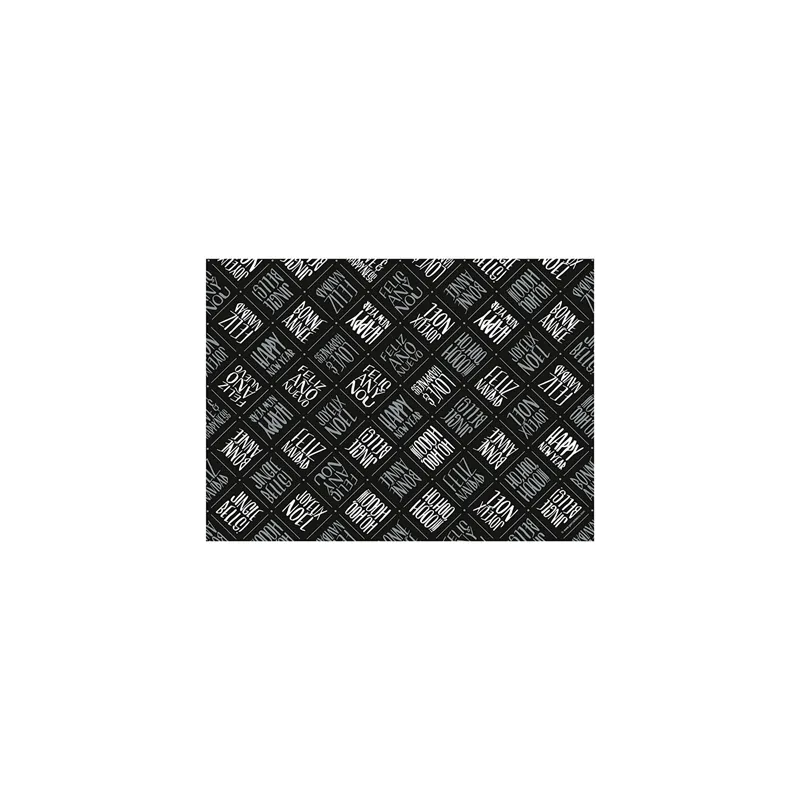 SET DE TABLE 'BLACK & SILVER' 48 G/M2 31x43 CM NOIR CELLULOSE (2000 UNITÉ) SET DE TABLE 'BLACK & SILVER' 48 G/M2 31x43 CM NOIR CELLULOSE (2000 UNITÉ)